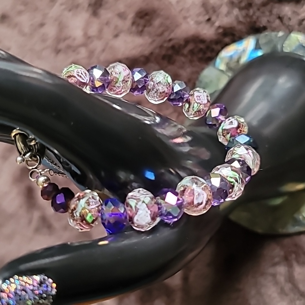 Murano Glass Bead Bracelet